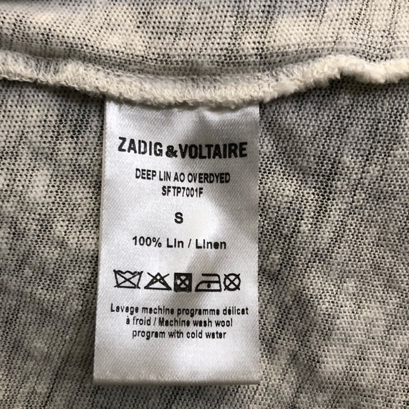 Zadig & Voltaire linen tank top - Picture 6 of 8